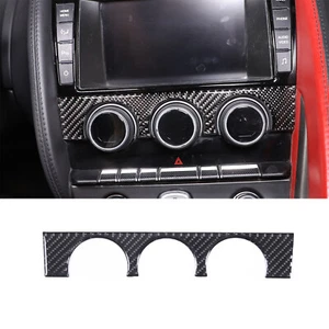 Carbon Fiber Air Conditioner Switch Panel Sticker For Jaguar F-TYPE 2013-2022 - Bild 1 von 11