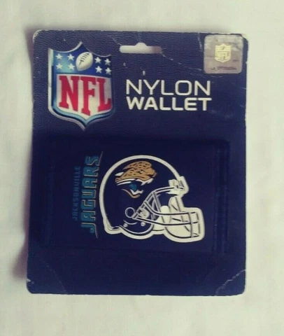 Jacksonville JAGUARS Nylon Tri-Fold Wallet, NFL Product- Rico Industries Cover