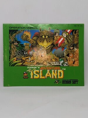 [NES] Hudsons Adventure Island [1988] Instructional Manual Booklet ONLY, No game - Image 1 of 2