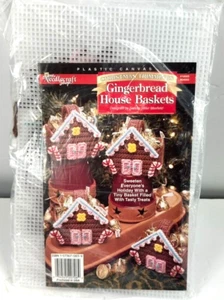 THE NEEDLECRAFT SHOP Kit de Lona de Plástico Navidad Kit de Cesta de Pan de Jengibre NUEVO - Imagen 1 de 3