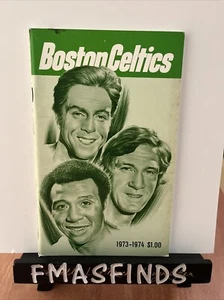 Q3 1973/1974 BOSTON CELTICS Official Yearbook JOHN HAVLICEK DAVD COWENS - Picture 1 of 4