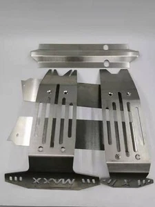 Placas protectoras de eje de armadura de chasis de acero KEBEILEE para Traxxas X-MAXX 1/5 8s - Imagen 1 de 4
