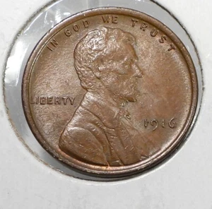 1916-P Lincoln Wheat Cent in a Nice Uncirculated BN Condition KM#132 (483) - Picture 1 of 2
