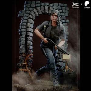 Ellie 3D Printed Figure | The Last of Us Figure, Unpainted - Picture 1 of 6