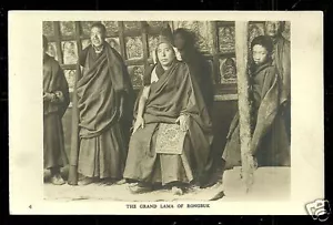Tibet RPPC Großlama von Rongbuk Kloster Dzarong 30er Jahre - Bild 1 von 1