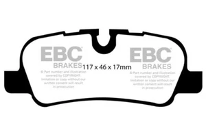 Pastillas de freno traseras EBC Greenstuff para Landrover Range Rover (L322) 3.6 TD (2007>09) - Imagen 1 de 1