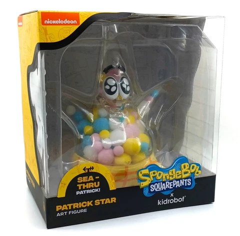 Kidrobot x Spongebob SEA-THRU PATRICK STAR ICE CREAM EDITION 8" Vinyl Art Figure Cover