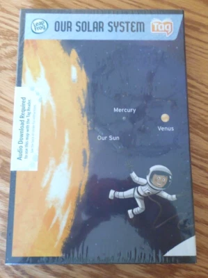 NEW/SEALED  Leap Frog "Our Solar System" Tag Reading  Board Book and Stickers - Image 1 of 3