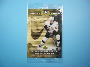 2005/06 UPPER DECK PHENOMENAL BEGINNING JUMBO PHOTO #SC1 SIDNEY CROSBY ROOKIE UD