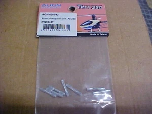 ALIGN H25042T (AGNH25042) = ALUMINUM HEXAGONAL BOLT: TREX 250/ALL 250 - Picture 1 of 1