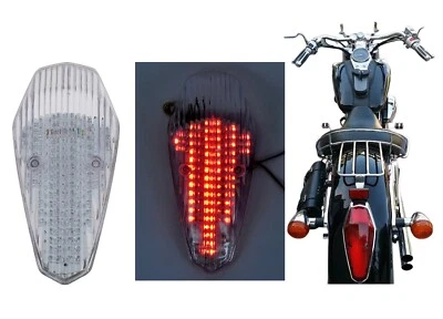 Luz trasera de freno LED trasera + señal de giro apta para HONDA 2010-2013 VT1300CT interestatal/ABS Foto 1 de 4
