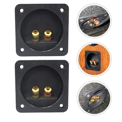  2 Pcs Subwoofer Terminal Screw Cup Connector Speaker Junction Box - Image 1 of 4
