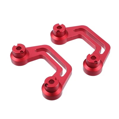 Voiture Avant Lumière Montage Support - pour Jeep Métal Rouge - 1 Paire Foto 1 de 4