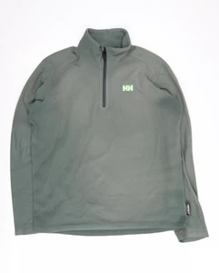 Sudadera pulóver de vellón verde para hombre Helly Hansen L - Imagen 1 de 12