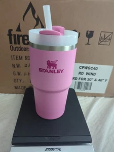 💥 Stanley Quencher H2.0 FlowState Tumbler | 20 OZ - PEONY Lightly Used - Picture 1 of 4