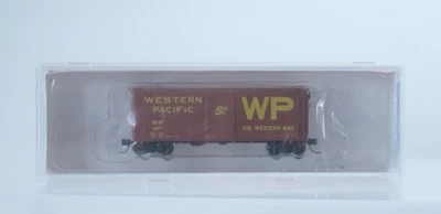 NOS Fox Valley Models WESTERN PACIFIC 3417 N Scale Box Car - 90262 - Image 1 of 3