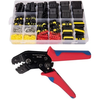 Anti-Oxidation Car Automotive Dustproof Electrical Wire Connectors Plug Set - Image 1 of 4