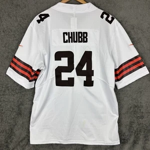 Nike On Field Cleveland Browns Nick Chubb 24 Trikot Herren L Football NFL weiß - Bild 1 von 13