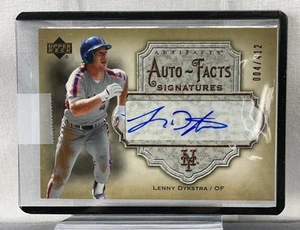 2006 Upper Deck Artifacts #AF-LD Lenny Dykstra 04/412 AUTO Auto-Facts Signatures - Picture 1 of 6
