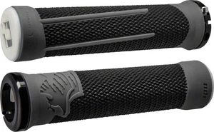 ODI AG2 Grips - Black/Graphite, Lock-On Softer Pro Compound Material - Picture 1 of 2