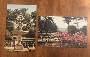 Set mit 2 Postkarten - The Elizabethan Gardens, Roanoke Island, N.C. Teile (WP4) - Bild 1 von 2