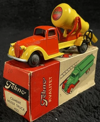 Tekno Cement Mixer Truck 422 COMPLETE w BOX 1/50 Scale Diecast Model Toy Denmark - Image 1 of 4