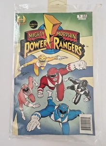 Saban's Mighty Morphin Power Rangers #1 Hamilton ORIGINAL SLEEVE 12/94 2nd Print - Picture 1 of 2