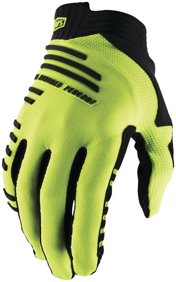 100 R-Core MTB Gloves 2XL Fluorescent Yellow Black Men's 10027-00014