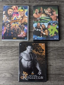 WWE DVD Lot 2006 & 2021 SummerSlam And New Years Revolution 2005 - Picture 1 of 5