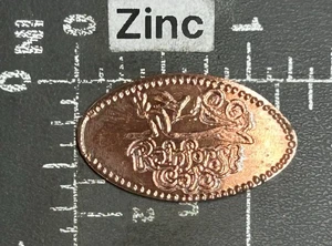 Rainforest Café Rana Alargada Prensada Aplastada Recuerdo Aplastado Moneda Plana Penny - Imagen 1 de 2