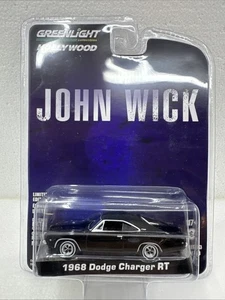 Greenlight Dodge Charger RT 1968 John Wick 1/64 Black Diecast  GL2 - Picture 1 of 1