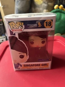 Funko Pop Ad Icons #18 Singapore Girl! RETIRED, VAULTED! Protector - Picture 1 of 4