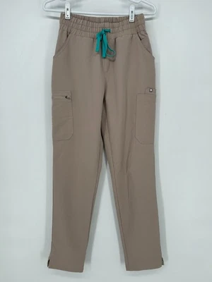 Pantalones Médicos FIGS Cintura Alta Yola Ajustados Para Mujer XS Marrón Uniforme Médico Foto 1 de 4