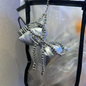 INS Korean 3D Bowknot Keychain Bag Accessories Hanging Chain Decoration  Gifts - Photo 1 sur 9