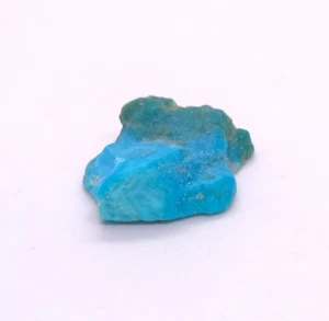 Genuine 53 Ct Natural Arizona Sky Blue Turquoise Gemstone Slab Rough - Picture 1 of 6