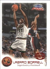 1999-00 Fleer Focus Supersonics Basketball Card #145 Lazaro Borrell Rookie/3000