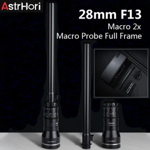 AstrHori 28mm F13 2X Macro Probe Full Frame Lens for E/FX/Z/RF/L/EF/F/PL mount - Picture 1 of 12