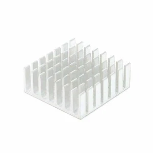 5x Aluminum Heatsink Heat Sink Thermal Cool Pad Transfer Blade Silver 28x28x11mm - Picture 1 of 2