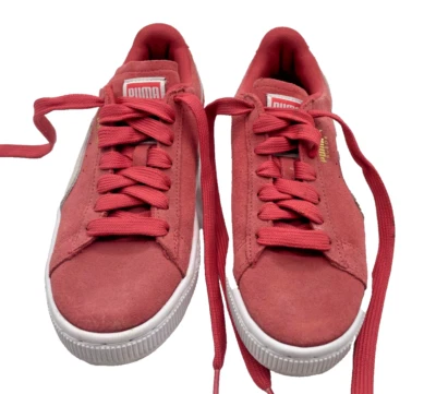 Women's PUMA Nantucket Red Suede Classic Sneakers - Size 6.5 - Retired Color - Image 1 of 4