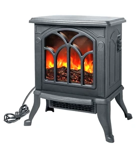 Elektrokamin LED Heizlüfter Ofen Elektro 1500W Heizstrahler Kamin Heizer NEU OVP - Bild 1 von 2