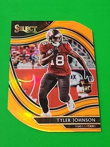 Tyler Johnson 2020 Panini Select Field Orange Prizm Die Cut Buccaneers #385 - Picture 1 of 2