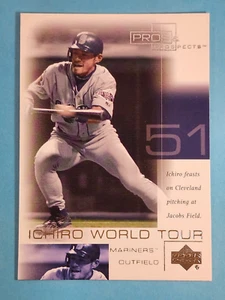 Ichiro World Tour Seattle Mariners 2001 Upper Deck Pros & Prospects #WT15 ⚾ - Imagen 1 de 2