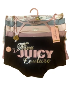 JUICY COUTURE 5-PACK BOYSHORTS PANTIES UNDERWEAR SIZE S - Picture 1 of 2