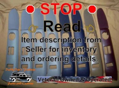 👉1👈1995-'98 Left 2 Door Only Switch Bezel for Sierra, Silverado & SUV - Image 1 of 4