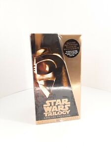 Star Wars Triology NEW VHS 3 Tape Boxed IGS READY Factory Sealed Fox Watermark 