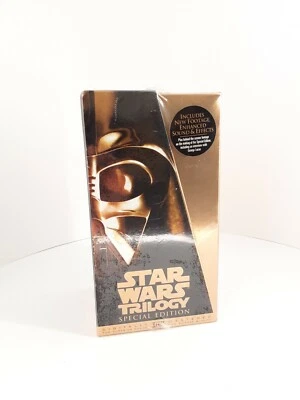 Star Wars Triology NEW VHS 3 Tape Boxed IGS READY Factory Sealed Fox Watermark  - Image 1 of 3