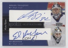 2002 Upper Deck Update /199 Mikael Tellqvist Ed Belfour #171 Rookie Auto RC HOF