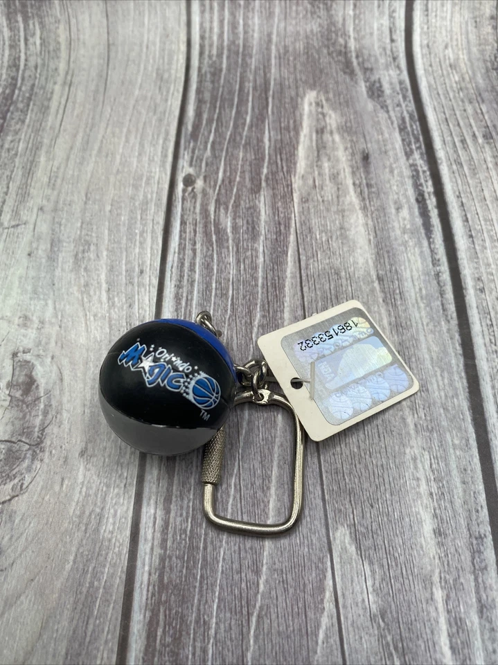 Vintage 1988 Lil Sports Brat Official NBA B Ball New Keychain - Orlando Magic - Image 1 of 1
