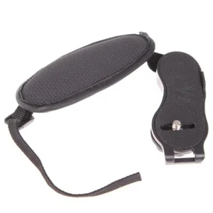 Black Hand Grip Wrist Strap for DSLR Camera Nikon Canon Sony Fujifilm Non-slip - Picture 1 of 16
