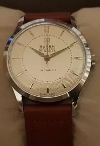 Reloj de pulsera vintage Buren Grand Prix - cuerda manual - Cal. 1420 - NOS - Imagen 1 de 10